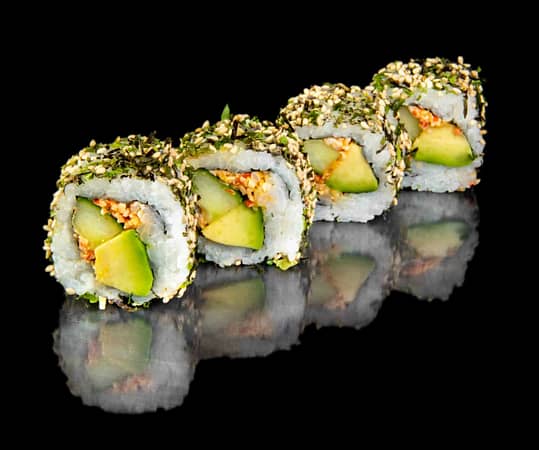 204 California-Roll mit Tobiko
