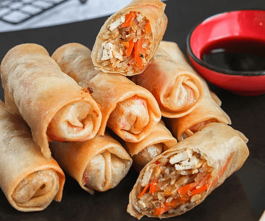 V801 vegetarische Frühlingsrollen